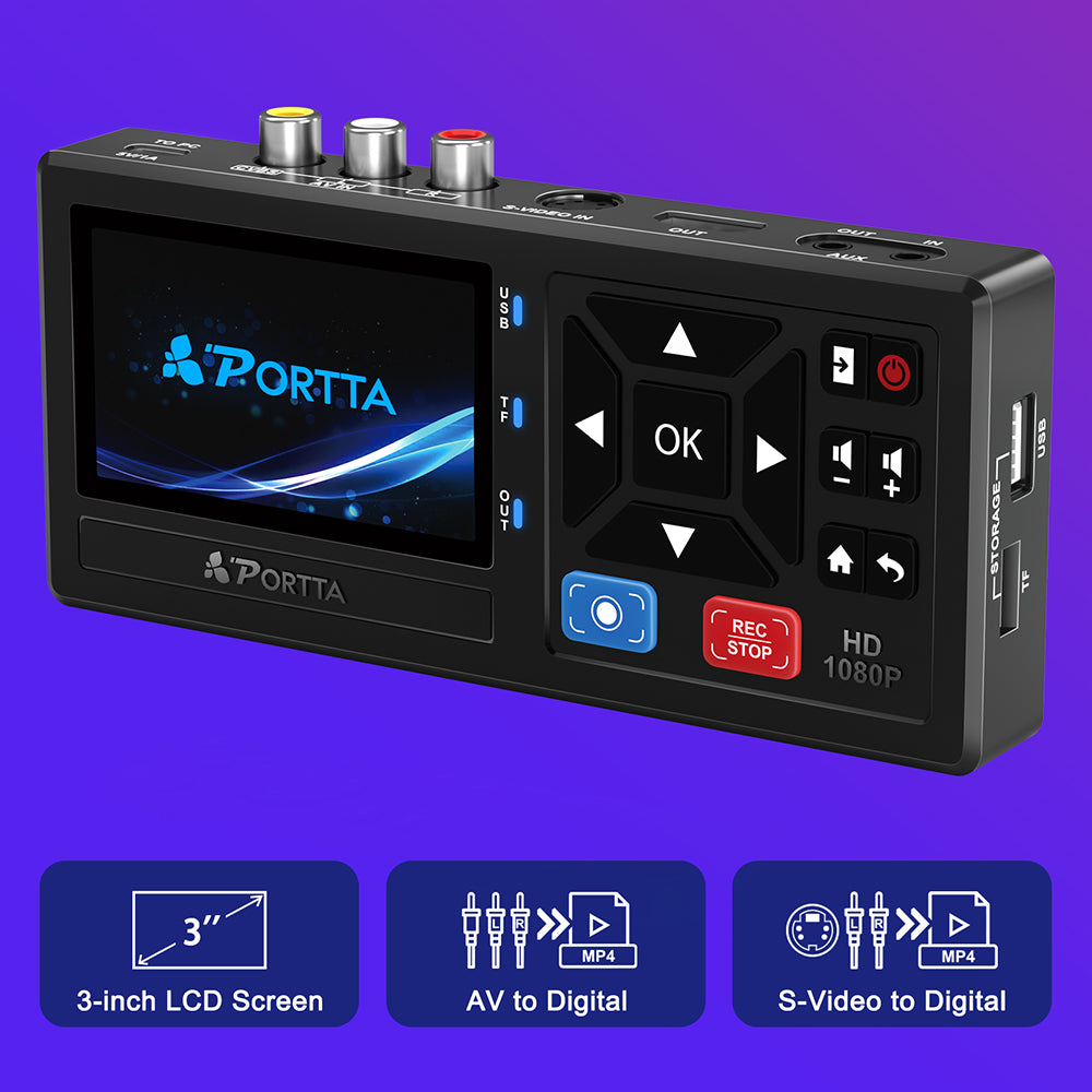 VHS to Digital Converter – PORTTA