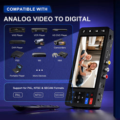 VHS to Digital Converter with 5